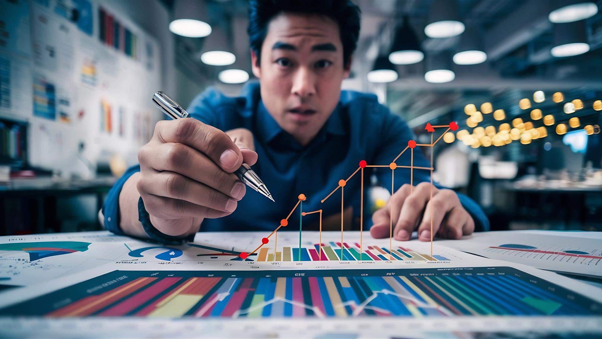 當 GDP 衝破新高,為何多數人仍覺得自己在車外?——從數據拆解台灣的 K 型復甦 — 財經文章主圖，由時代熱搜林怡君撰寫